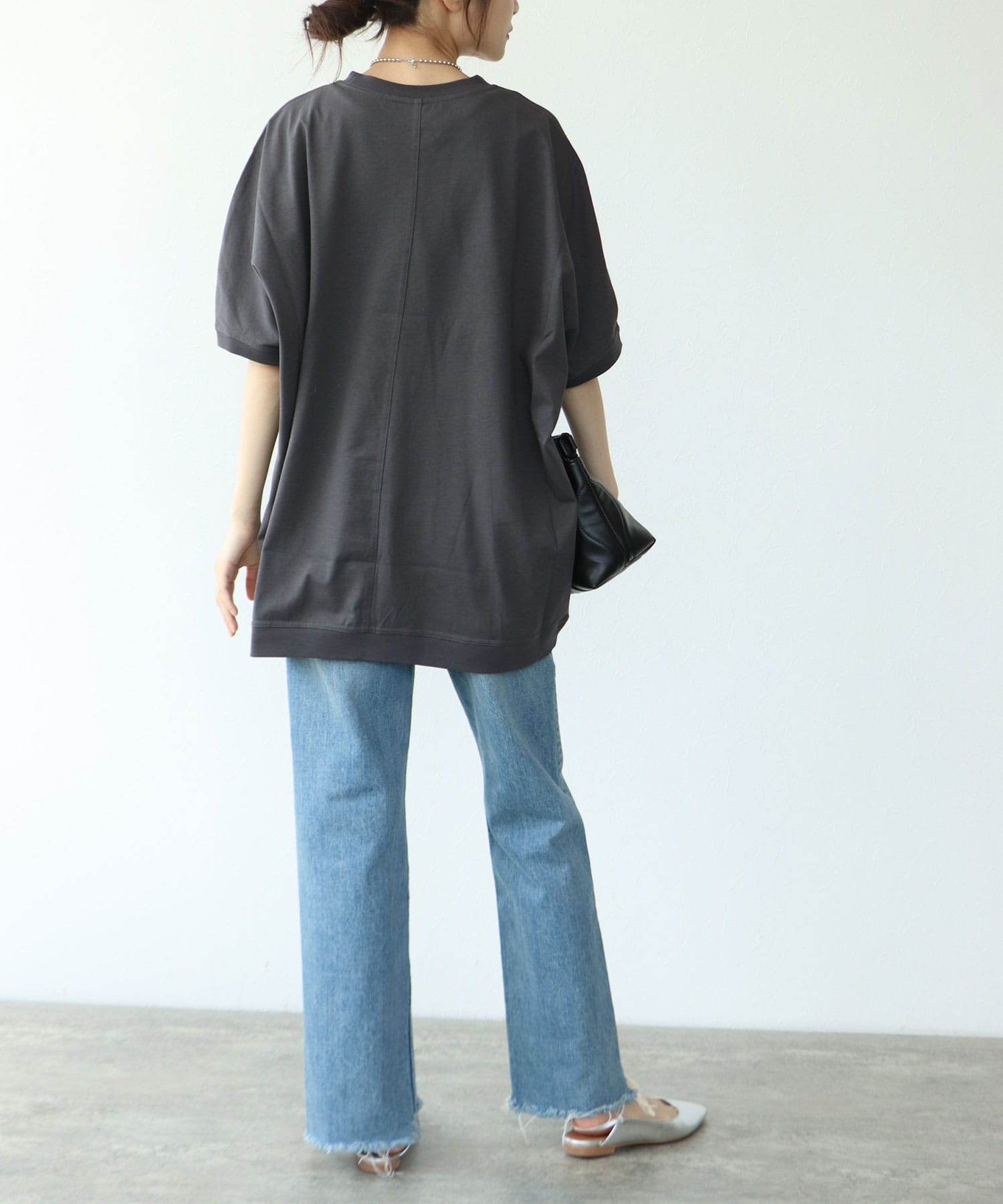 【汗染み防止加工】オーバーTシャツ