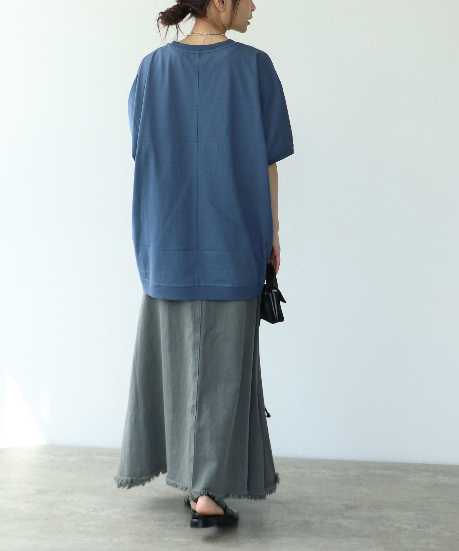 【汗染み防止加工】オーバーTシャツ