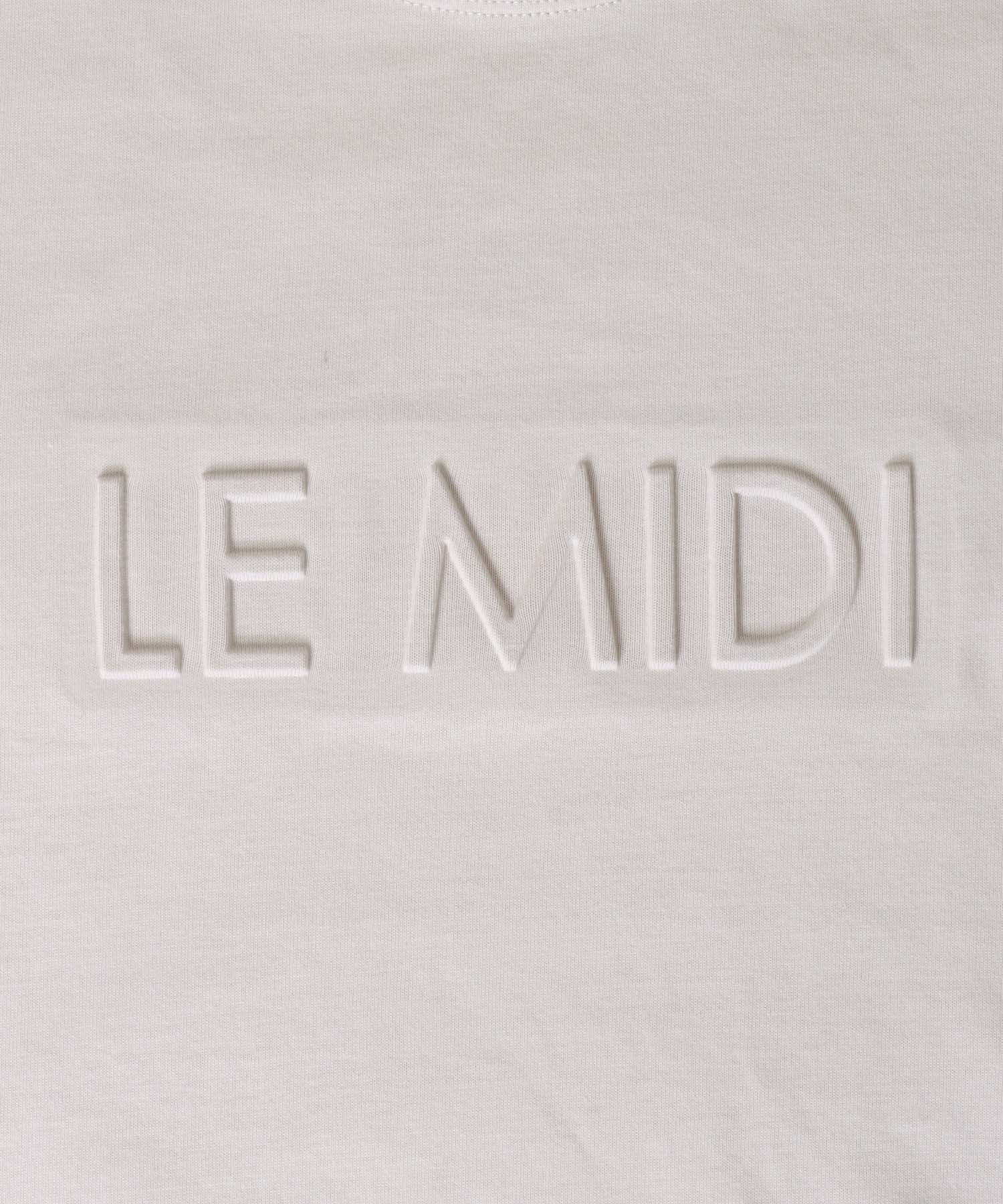 【汗染み防止加工】エンボスロゴTシャツ