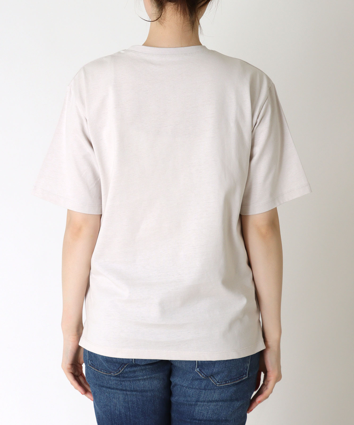 【汗染み防止加工】エンボスロゴTシャツ