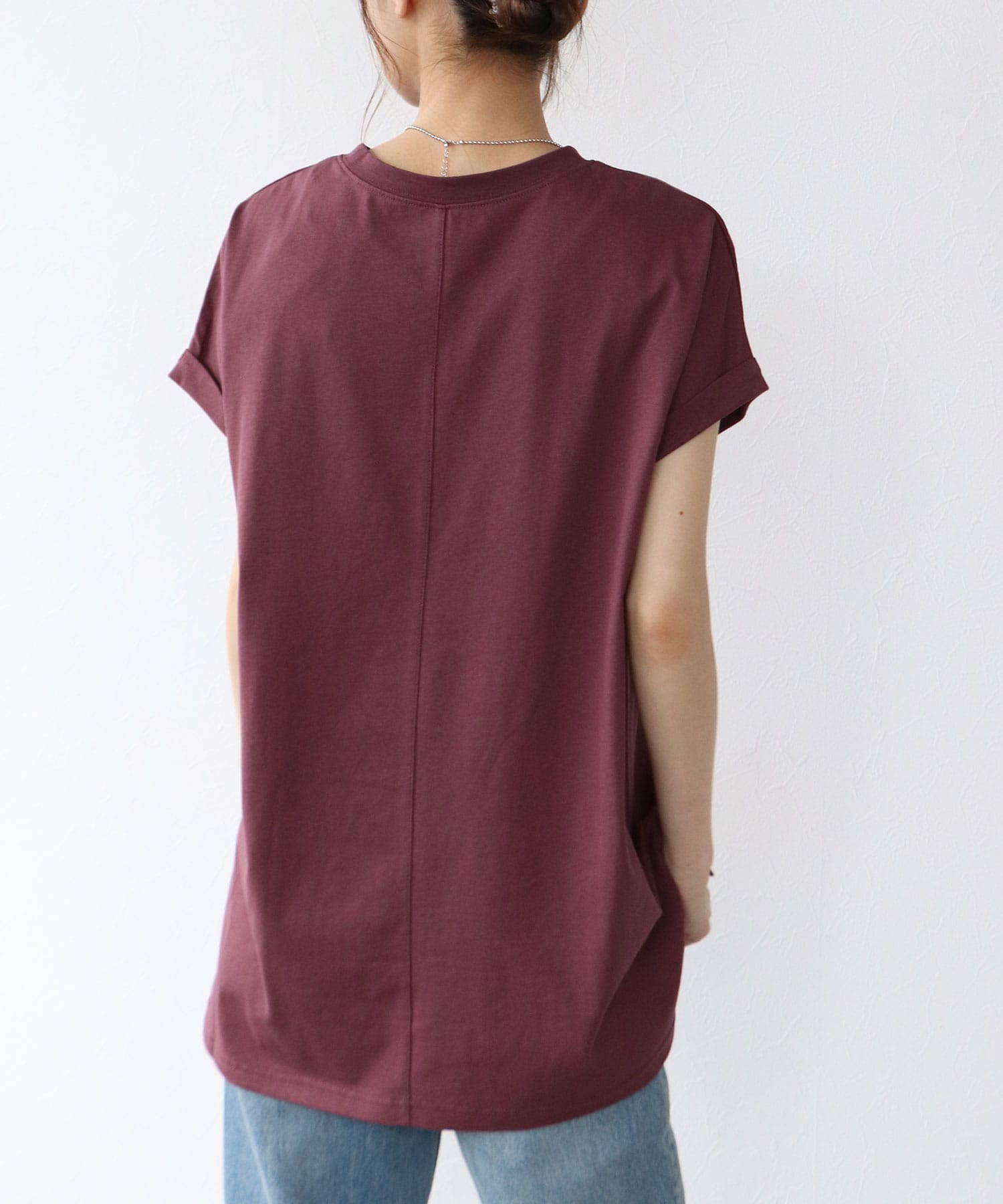 汗染み防止加工】ベロアロゴTシャツ | AND ON JIONE STORE