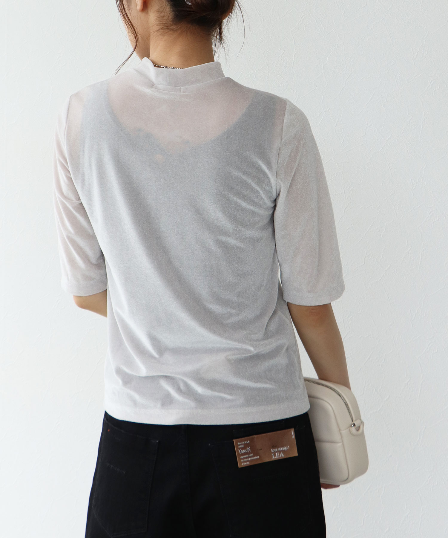 シアーベロアTシャツ