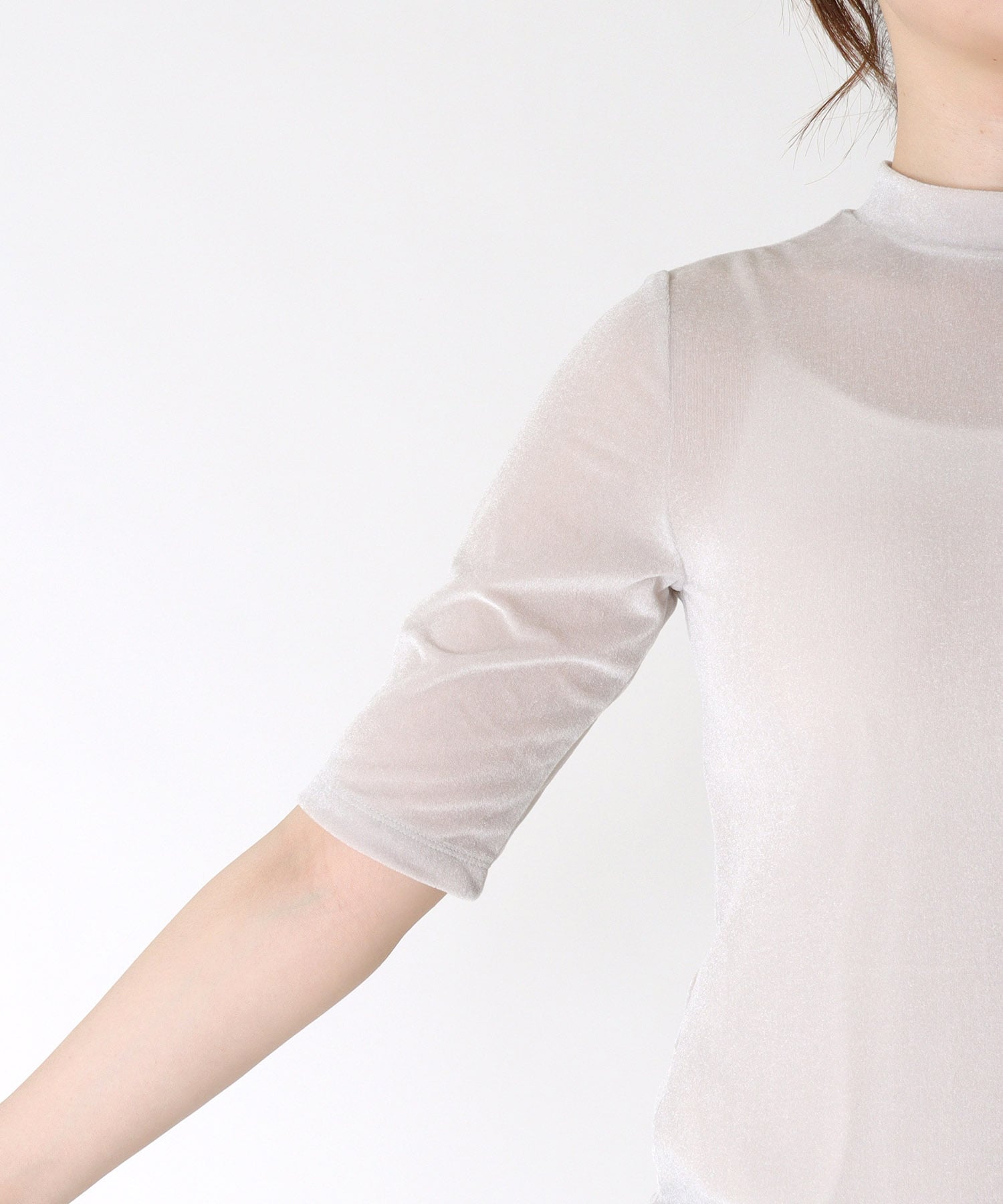 シアーベロアTシャツ