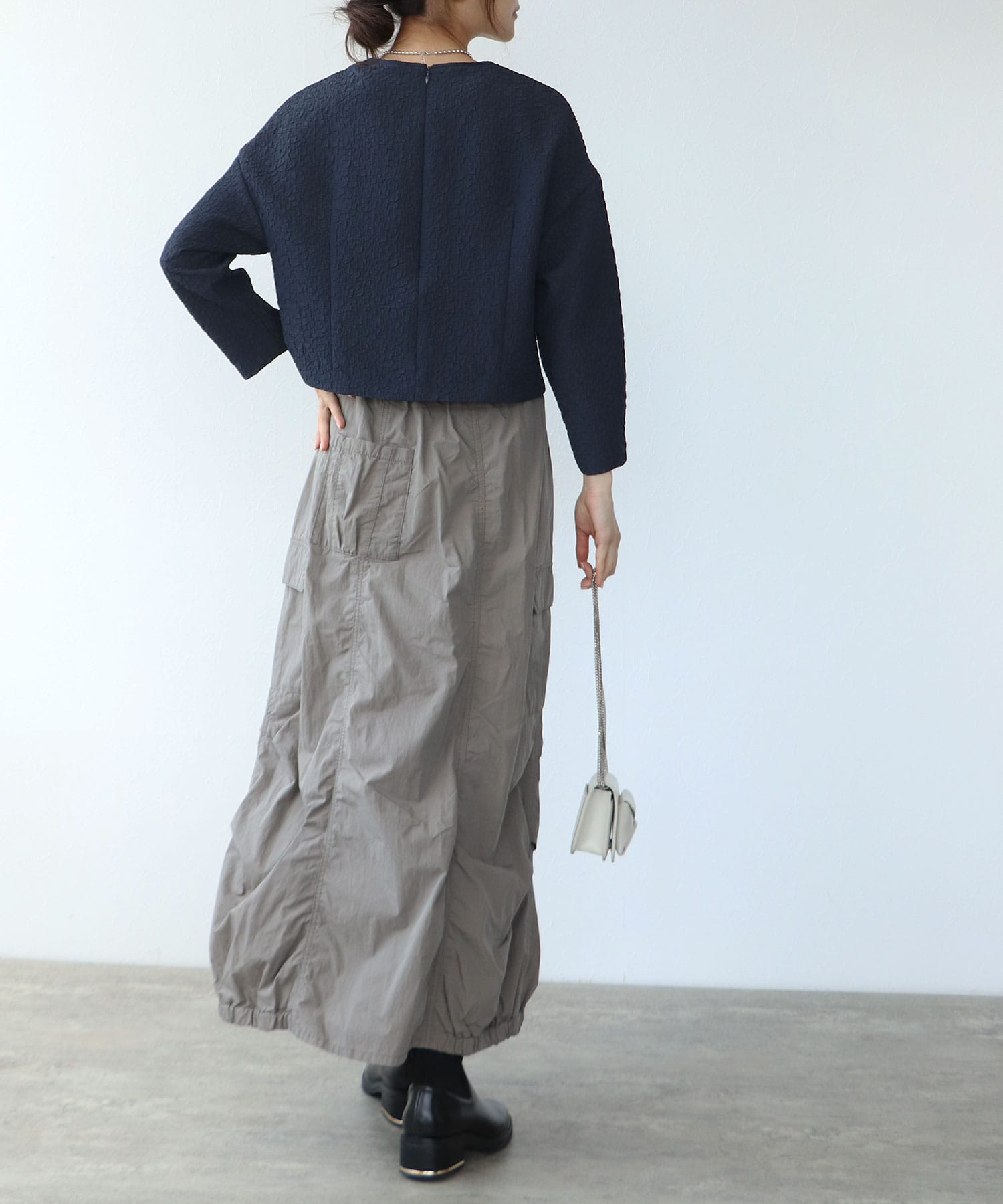フクレジャガード7分袖ブラウス | AND ON JIONE STORE