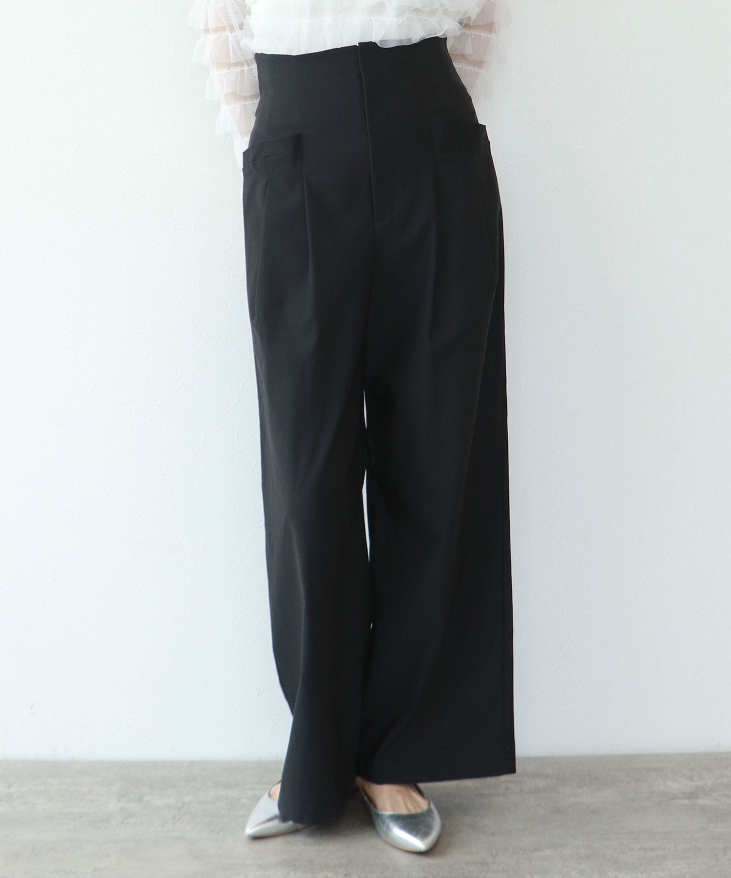 ハイストレッチワイドパンツ | AND ON JIONE STORE（アンドオン