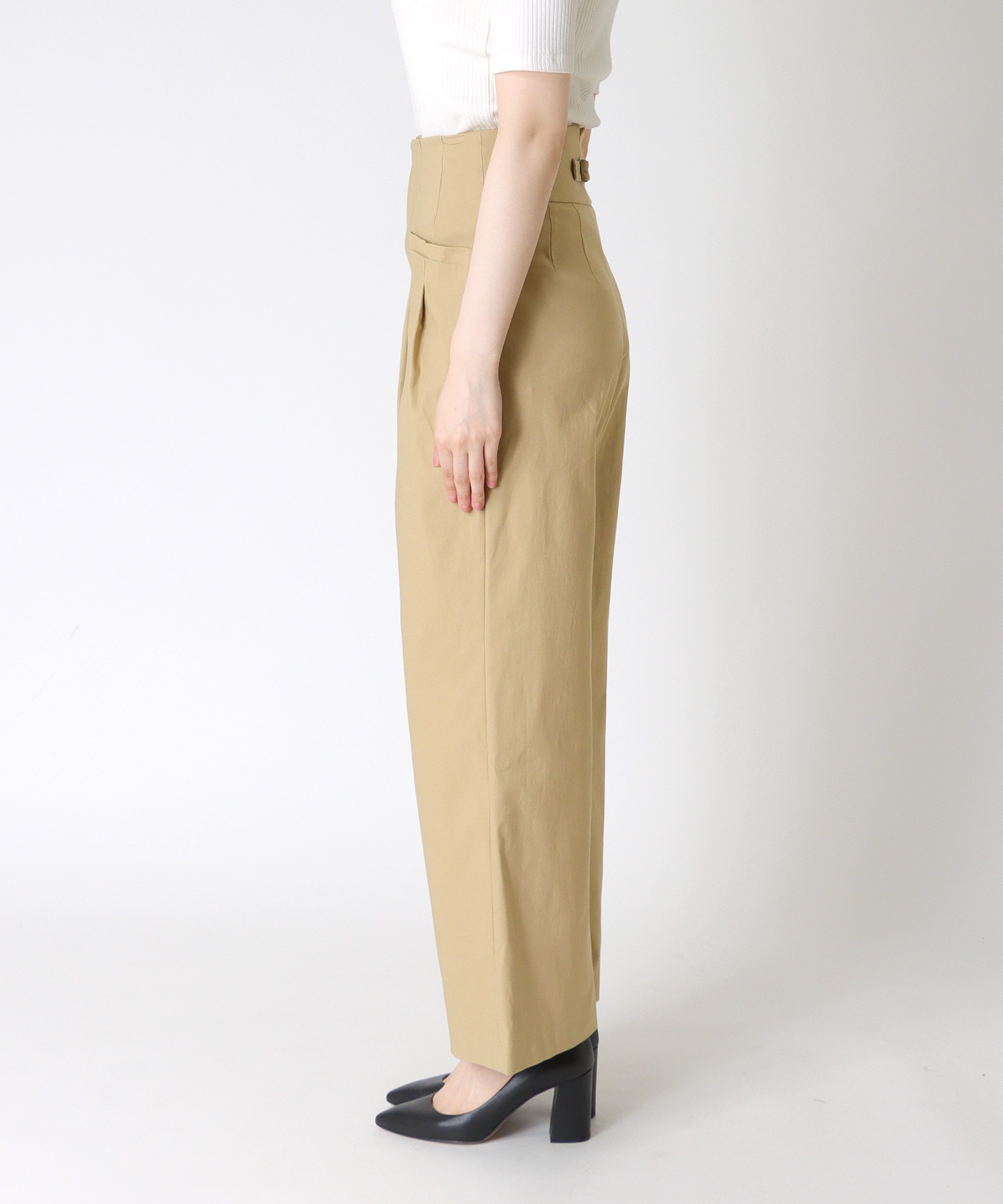 ハイストレッチワイドパンツ