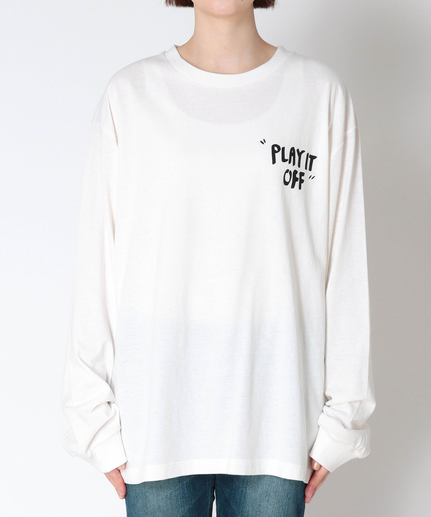 チェックボードプリントTシャツ