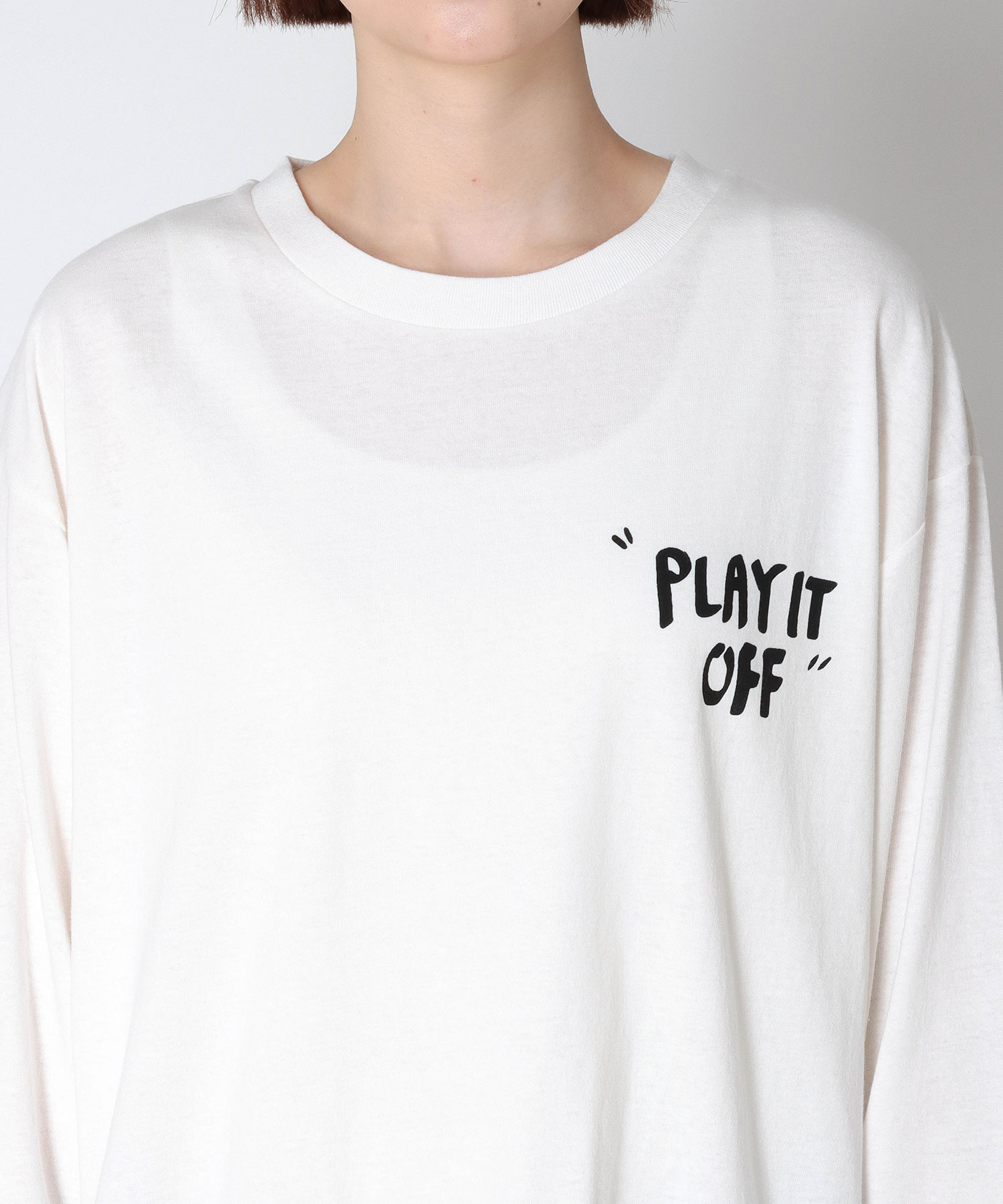 チェックボードプリントTシャツ