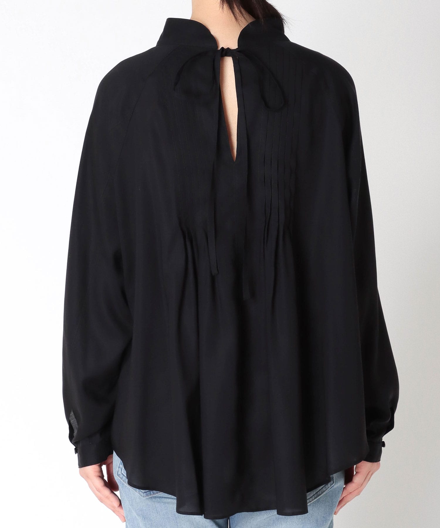 Yueni ユエニ ピンタックフレアバックリボンブラウス On Jione Store ジオン商事 公式オンラインストア Yueni ユエニ ピンタックフレアバックリボンブラウス On Jione Store ジオン商事 公式オンラインストア