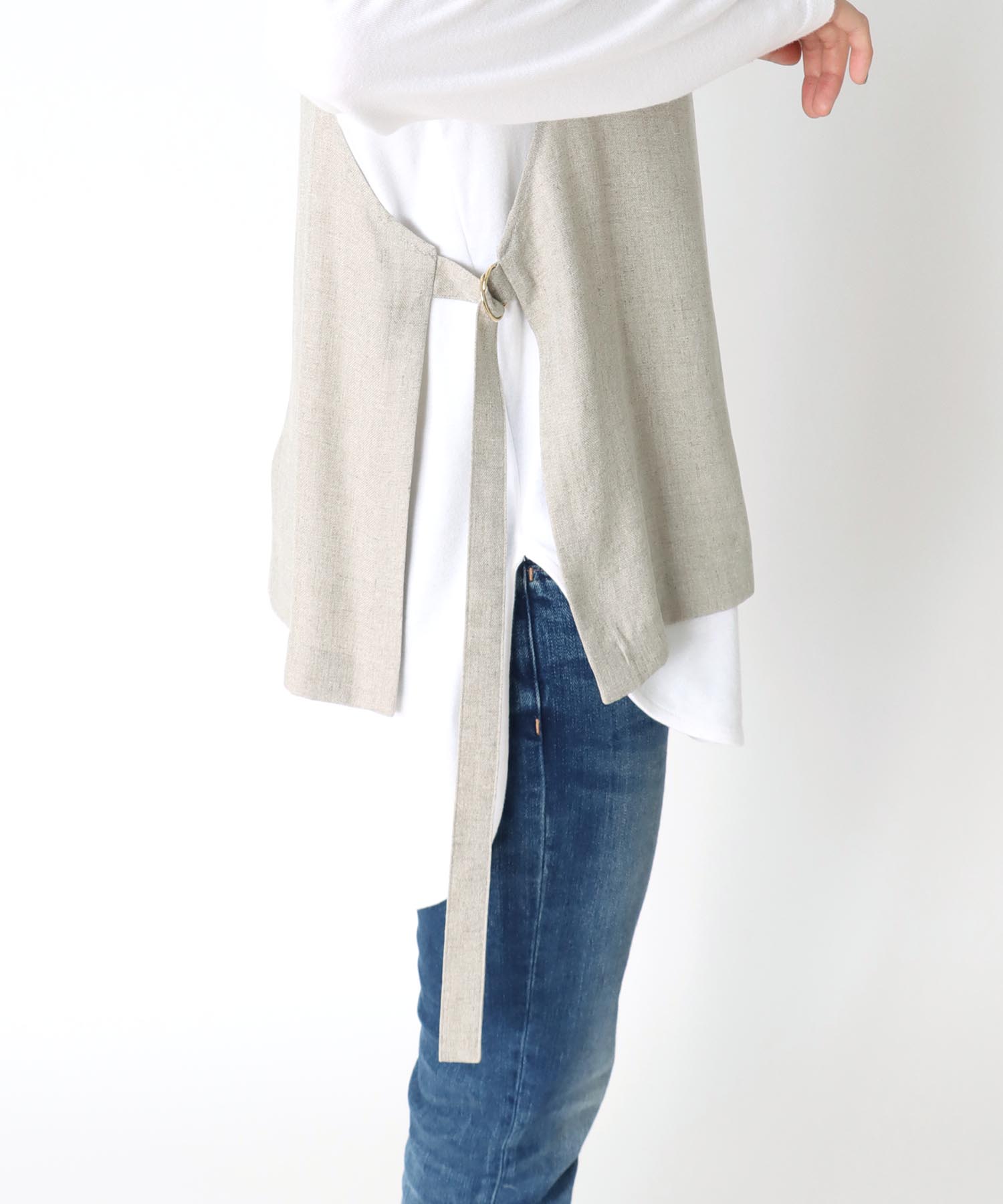 前後2WAYサイドベルトベスト | AND ON JIONE STORE（アンドオン
