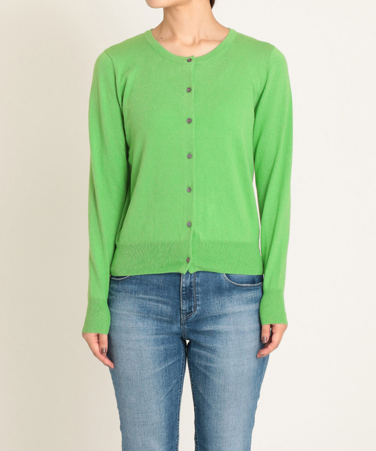 UMA WANG Over Kashmir Cardigan Coffee _ FASCINATE Osaka