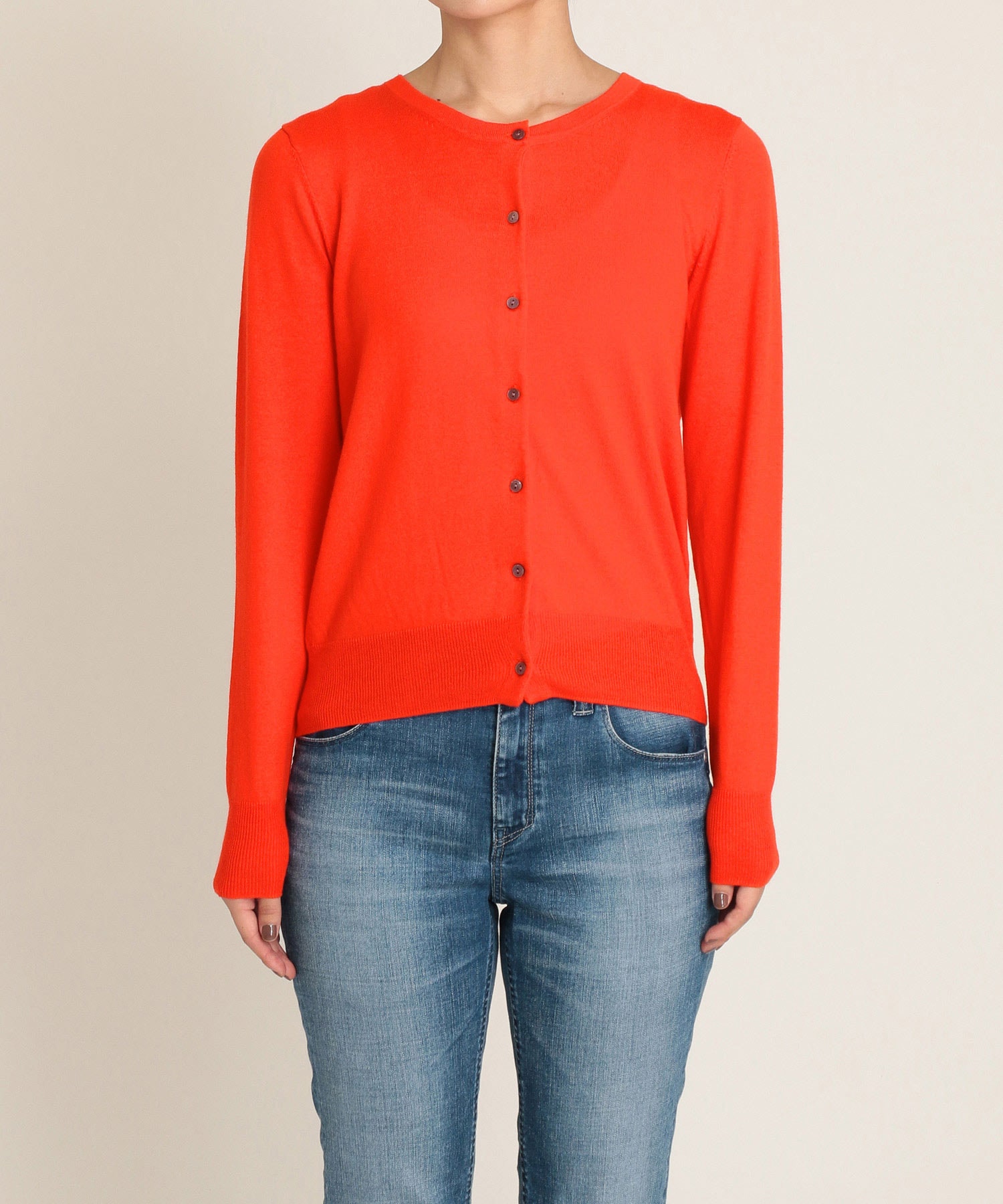 UMA WANG Over Kashmir Cardigan Coffee _ FASCINATE Osaka