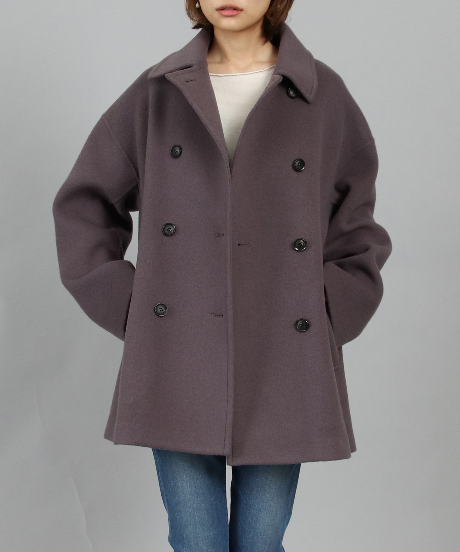 ウールリバーピーコート | AND ON JIONE STORE(アンドオン)ジオン