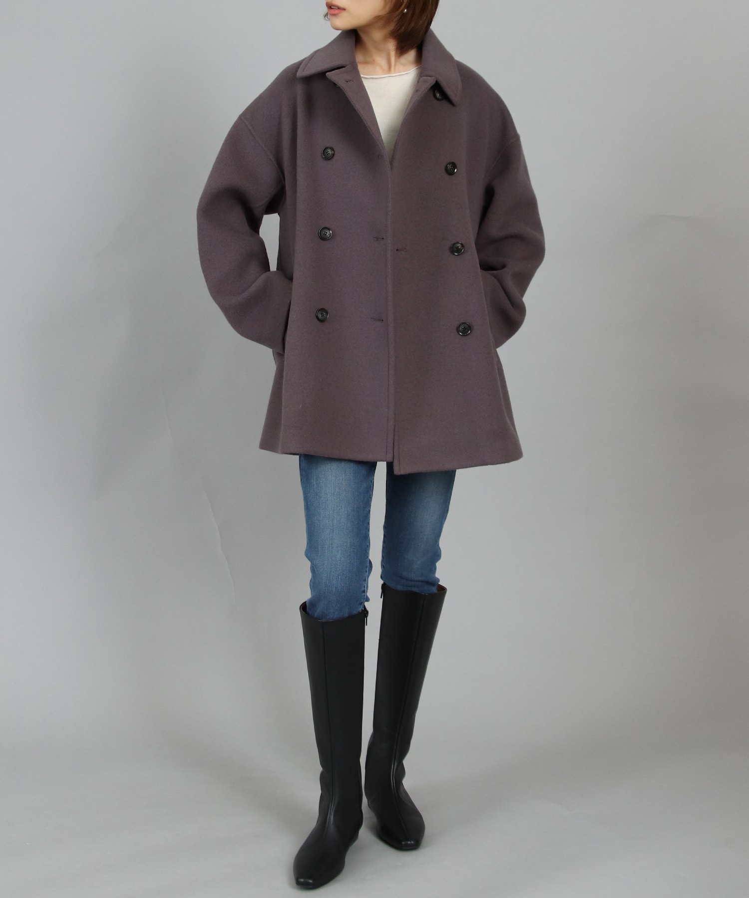 ウールリバーピーコート | AND ON JIONE STORE(アンドオン)ジオン