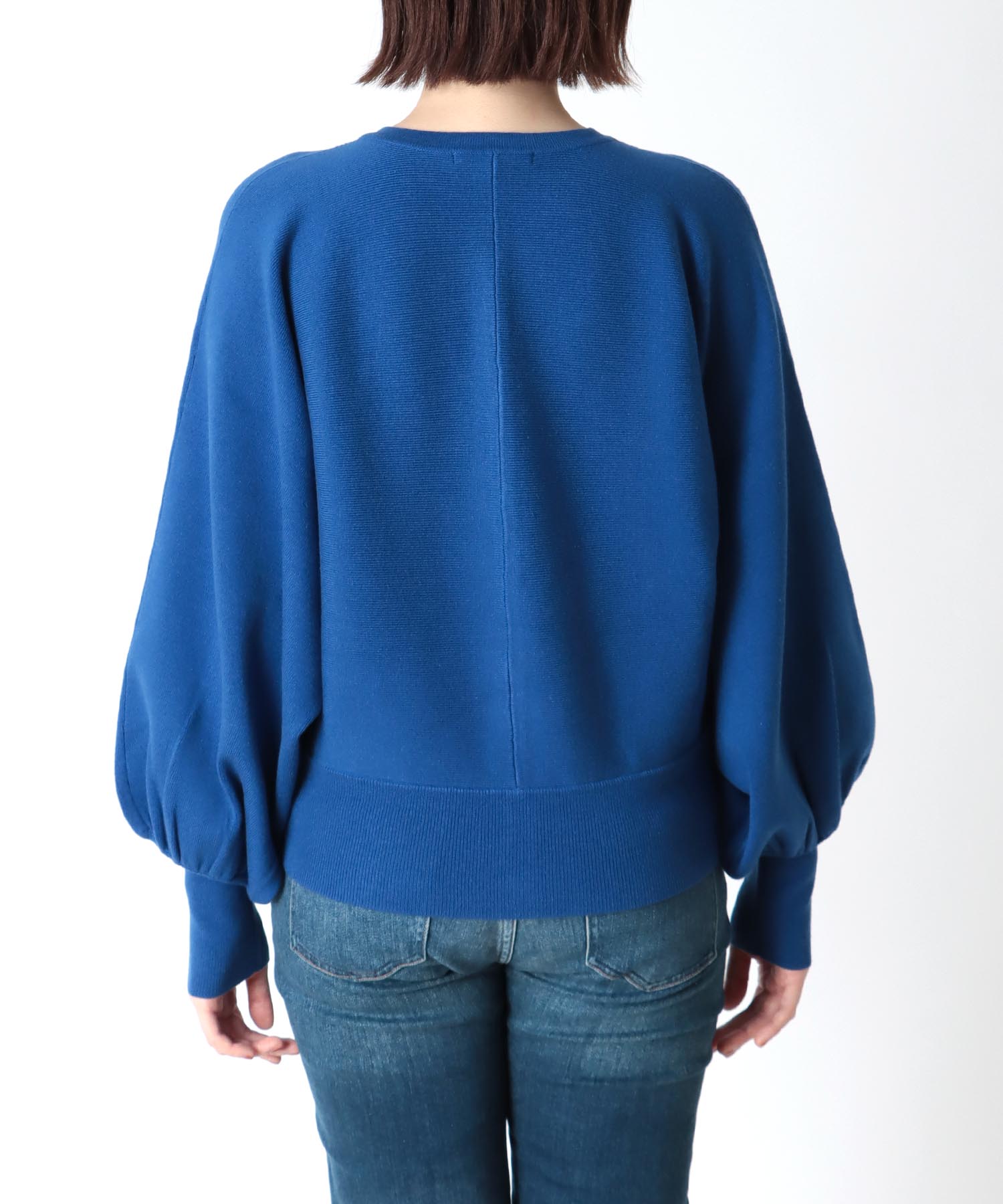 リブヨークドルマンスリーブニットカーディガン | AND ON JIONE STORE 
