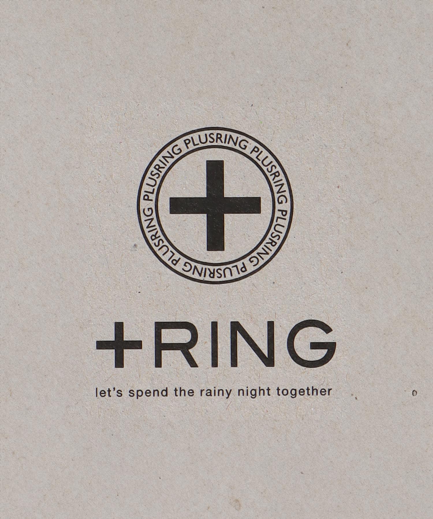 【+RING/プラスリング】ポリエチレンパッチワークビニール傘