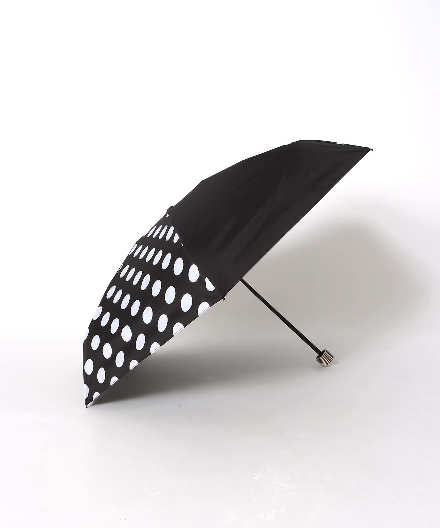 【+RING/プラスリング】ドット柄MIX 1級遮光折畳傘