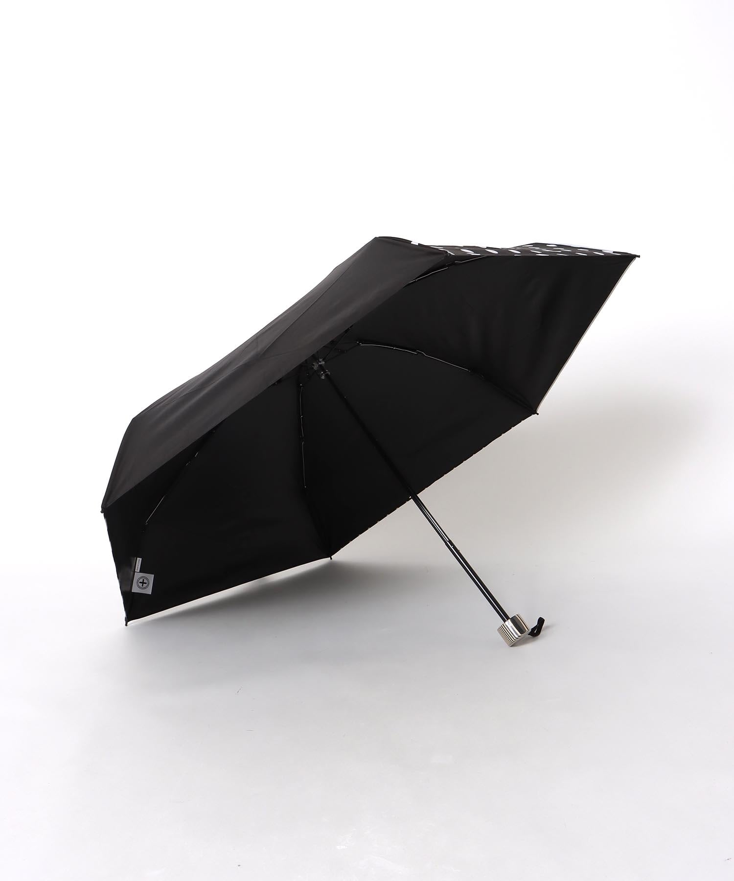 【+RING/プラスリング】ドット柄MIX 1級遮光折畳傘