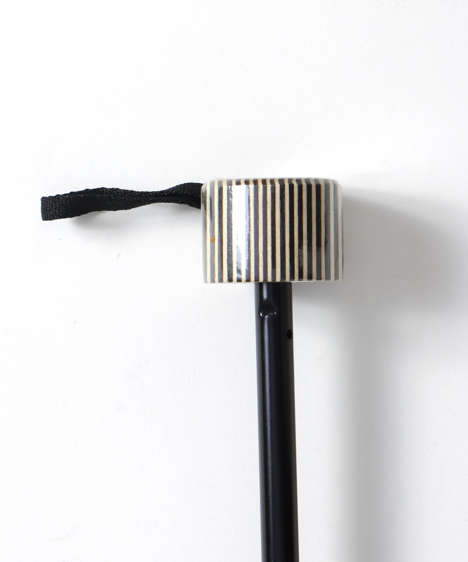 【+RING/プラスリング】ストライプ柄MIX 1級遮光折畳傘