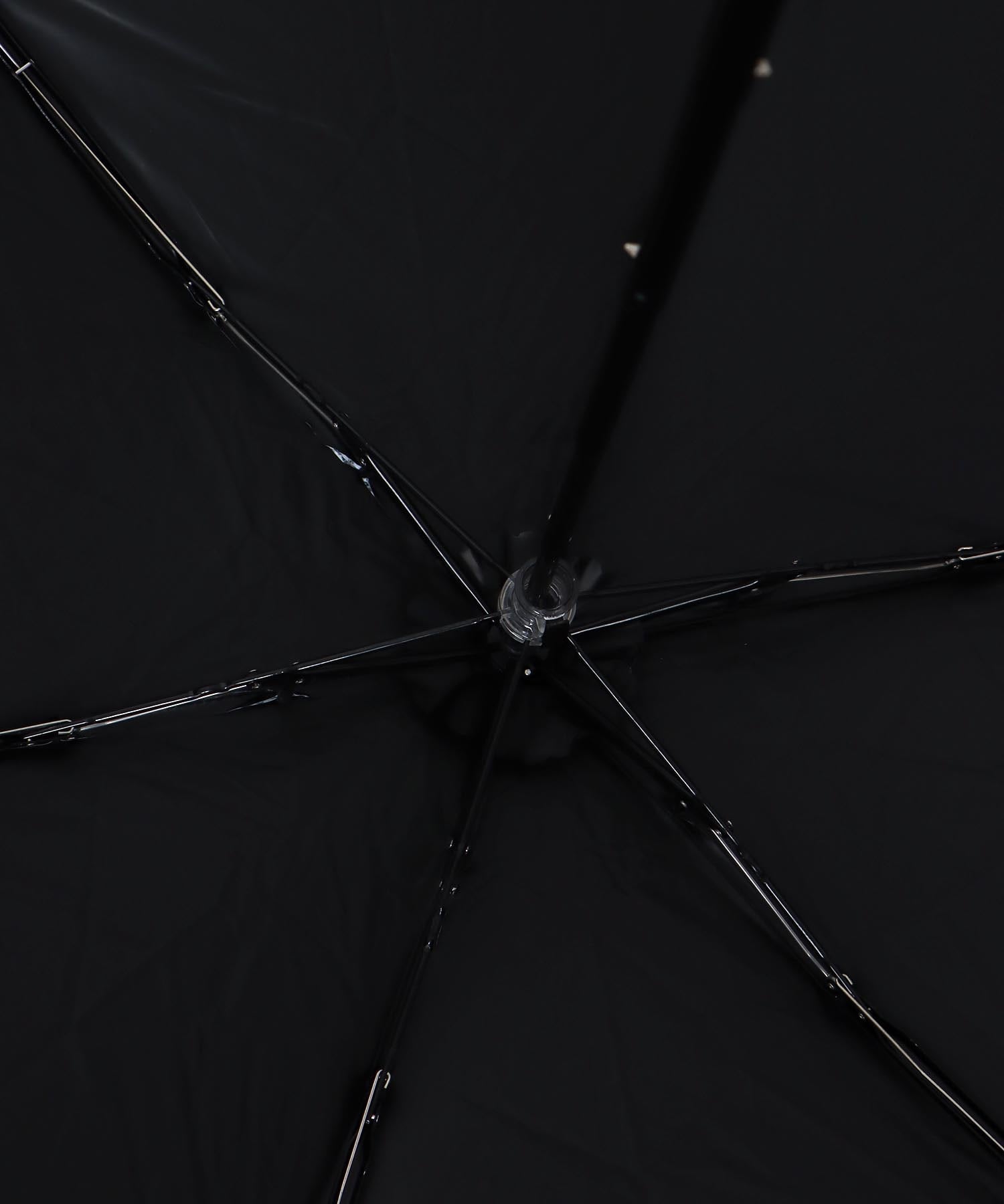 【+RING/プラスリング】ニュースペーパー柄 1級遮光折畳傘