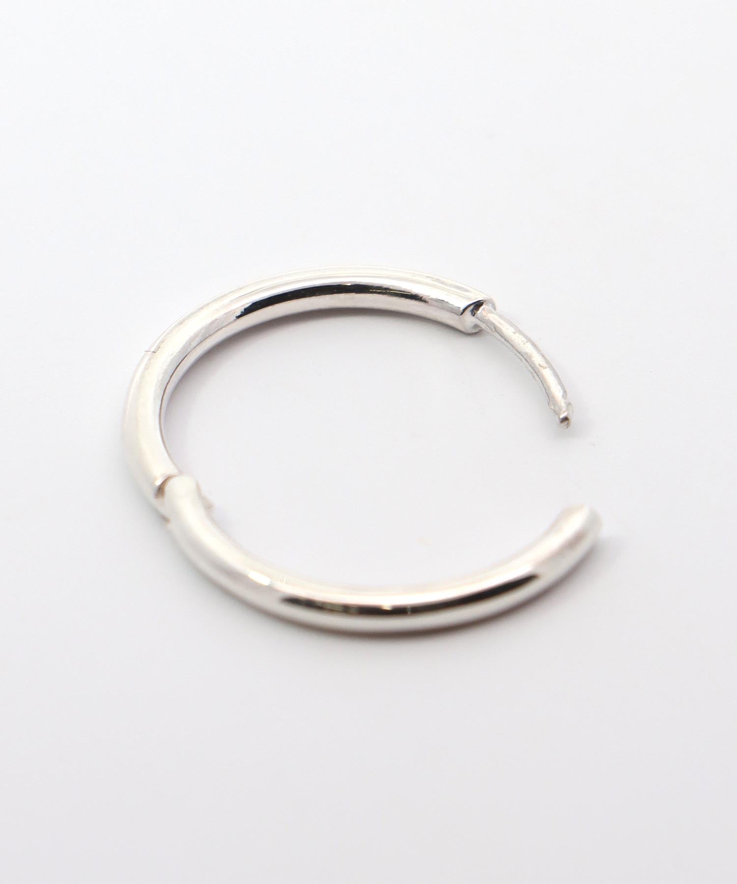 【Az/アズ】シルバーフープピアス