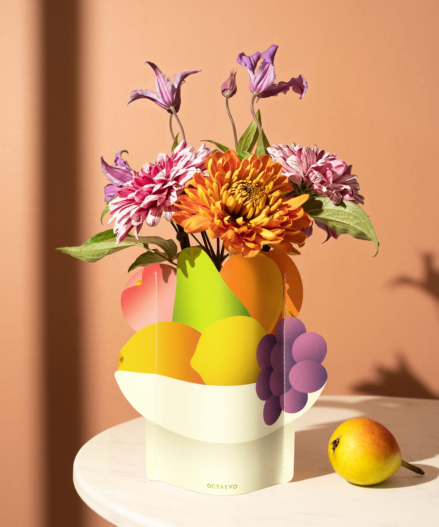 【OCTAEVO/オクタエボ】 PAPER VASE FRUIT BOWL