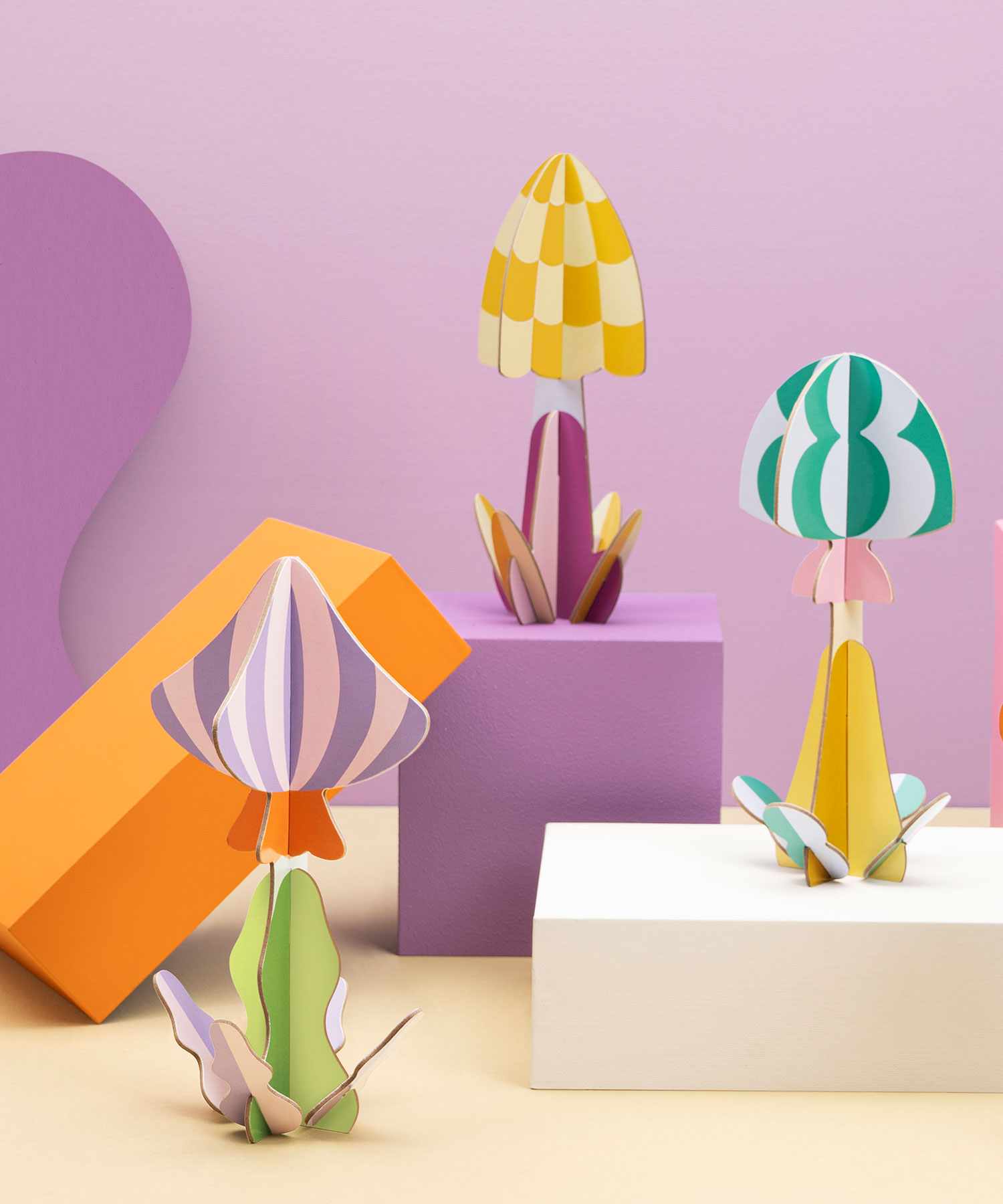 【OCTAEVO/オクタエボ】 PAPER NATURE SCULPTURE MUSHROOM