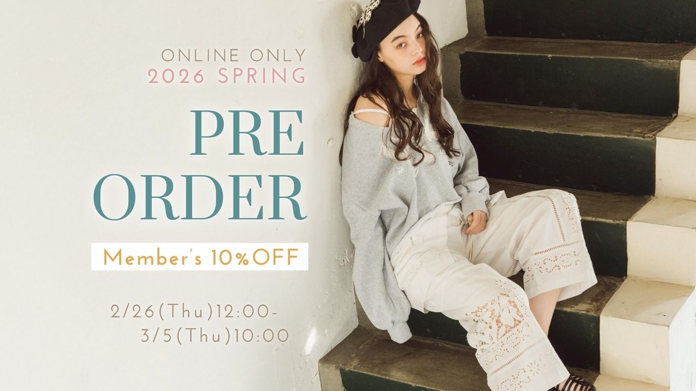 【予告】2026Spring member's Pre-order