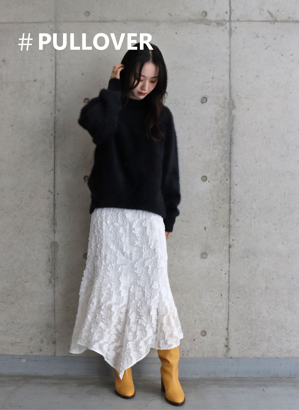 人気の福袋 正規通販 新品、未使用 DRESSLAVE fox kashmere crewneck